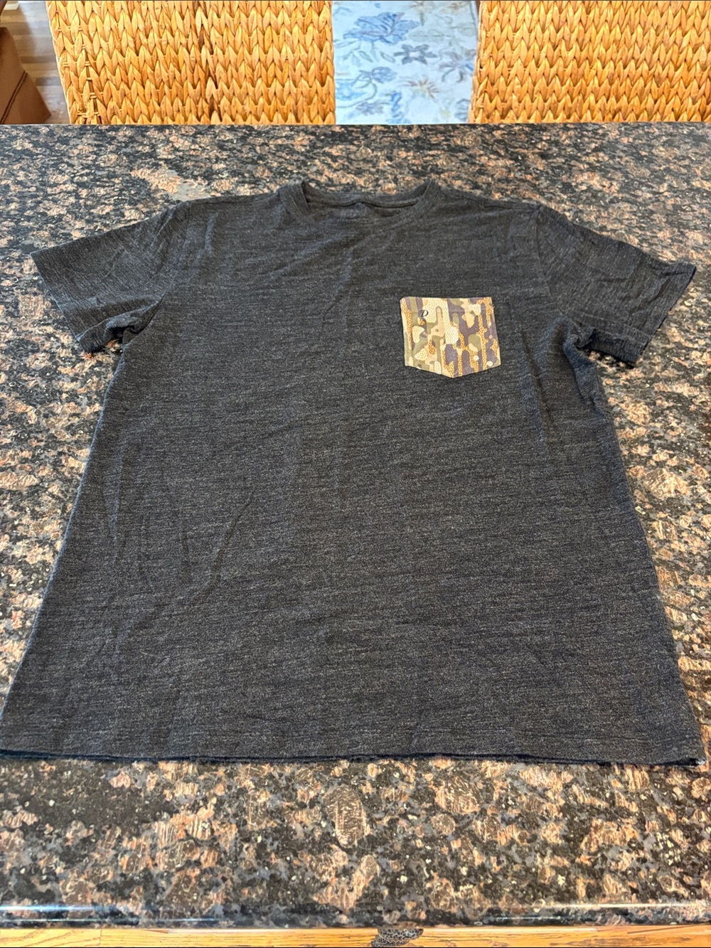 Duck Camp Pocket T-Shirt with Camo Accent